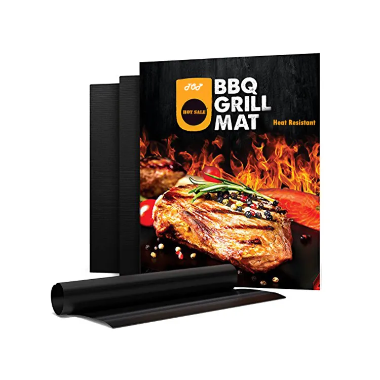 Reusable PTFE Coated Non-stick Silicone BBQ Grill Baking Mat