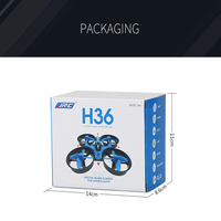 JJRC H36 2.4G 4CH RC Drone avec télécommande gyroscopique à 6 axes Quadcopter Jouets Mode sans tête 360 ° Flips/Rolls Mini RC Drone pour enfants