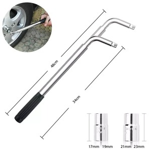 แม่แรงยกรถ 2 in 1 ขนาด 2.5 ตัน และ 1.5 ตัน แบบแมนนวล พร้อมประแจวงล้อช่วยประหยัดแรง แม่แรงพับได้สำหรับรถยนต์ - Product Image 4