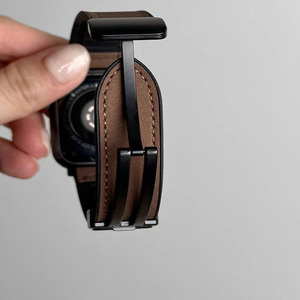 Correa para <span class=keywords><strong>iWatch</strong></span> con diseño de piel de caballo salvaje, cierre magnético, transpirable. - Product Image 2
