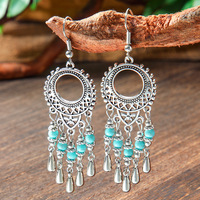 Joyería para Mujer Pendientes de Borla para Mujer Estilo de Moda en Tendencia con Gota de Agua Aleación de Zinc Venta al por Mayor de Fábrica Pendientes Baratos