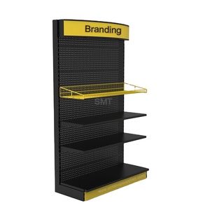 Rak penyimpan barang 4 tingkat, rak penyimpanan, rak pabrik, rak Tampilan perkakas, rak penyimpanan perangkat keras - Product Image 6