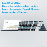 Switch Cisco Original Nuevo C9300-48UXM-A Serie C9300 Switch Ethernet de 48 Puertos 25G en Stock Precio de Fábrica