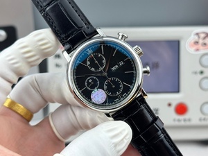 Reloj Cronógrafo Mecánico de Lujo para Hombre, con Puntero en la Corona, Alta Calidad, Correa de Malla de Acero Inoxidable Personalizada, ETA - Product Image 5