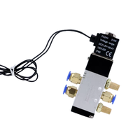 Vannes solénoïdes pneumatiques 4V110-06 4V110-M5 2 positions 5 ports, vanne de commande pneumatique pour petite ligne de montage