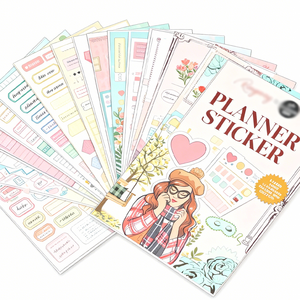 Juego de Pegatinas Personalizadas para Planificadores, Pegatinas de Vinilo, Pegatinas Decorativas UV - Product Image 1