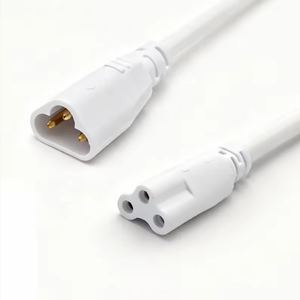 Câble d'alimentation industriel IEC 320 C5-C6 en cuivre PVC 220V, connecteur femelle-mâle, câble d'alimentation 3 broches pour LED intégrées T8/T5 - Product Image 4