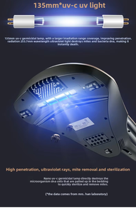 Nhỏ và hiệu quả nhà máy hút bụi với UV mini Tính năng bụi Mite điều khiển & giường Mite loại bỏ - Product Image 4