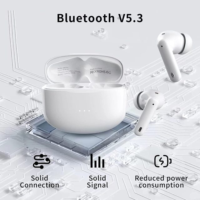 Wireless Touch Control Bluetooth Earphones IPX4 Waterproof Sport TWS In-Ear Headphones With HD Mic