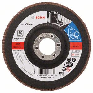BOSCH - 2608607325 Disque à lamelles X571 ''Meilleur pour le métal'', droit-EAN 3165140270267 ABRASIVES - Product Image 1
