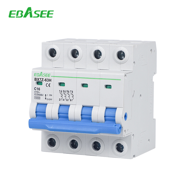4P Mini Circuit Breaker BX7B-63H AC Manufacturer Breaker Din Rail MCB