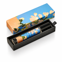 Boîte cadeau cosmétique de luxe avec logo personnalisé, emballage de flacon de parfum, coffret cadeau, boîte en papier rigide durable avec poignée