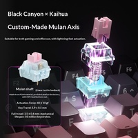Clavier mécanique sans fil HEXGEARS E99 99 touches, tri-mode BT, interrupteurs Kailh, hot-swappable, keycaps PBT avec joint, RGB, 8000 mAh, pour le gaming