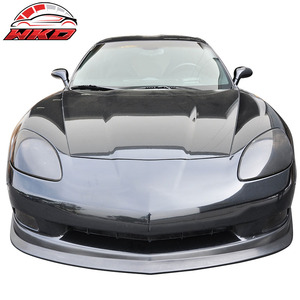 Compatible con Chevrolet Corvette 05-13 C6 Base, Estilo ZRL, Labio de Parachoques Delantero de PU Sin Pintar, Accesorio Exterior de Alta Calidad - Product Image 2