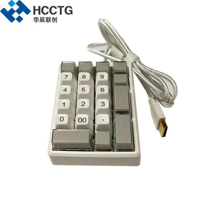 Electrostatic 21 Keys Smart Numeric Mini USB Programmable POS Keyboard KB21U