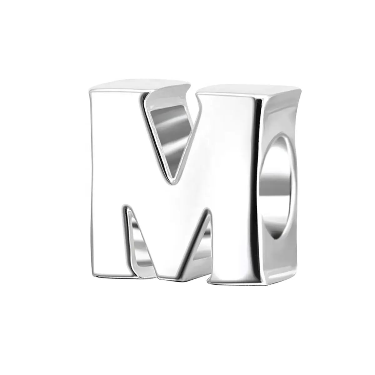 Alphabet Charms fit Women Charm Bracelets 925 Sterling Silver Letter Initial A-z Alphabet Beads Jewelry for Women Girls