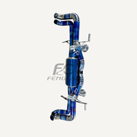 Sistema de Escape Ligero de Aleación de Titanio de Grado de Competición para Audi R8 5.2 V10 2010-2017, Válvula de Escape Electrónica, Silenciador Catback Mejorado