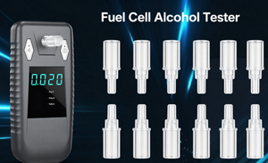 Éthylotest numérique portable pour porte-clés, testeur d'alcool personnel à lecture rapide avec pile à combustible pour vérification d'urgence et sécurité - Product Image 5