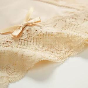 Women's Sexy Low-Rise Seamless Transparent Lace Plus Size Bikini Panties Sets 100% <b>Bamboo</b> <b>Fiber</b> Embroidered Eco-Friendly - Product Image 5