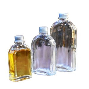 Bán hàng trực tiếp bởi nhà sản xuất tinh tế phẳng vuông chai thủy tinh với nắp kim loại cho Cold brew cà phê - Product Image 4