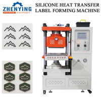 Machine de moulage entièrement automatique multi-couleurs pour étiquettes 3D en silicone à transfert thermique pour vêtements d'extérieur et patchs logo en silicone