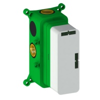 Robinet de douche thermostatique de luxe en laiton brossé avec cartouche céramique pour villa
