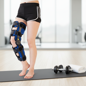 Attelle en acier respirante réglable de haute qualité, spécialement conçue <span class=keywords><strong>pour</strong></span> une utilisation orthopédique, <span class=keywords><strong>pour</strong></span> la fixation de l'articulation du genou et des membres inférieurs - Product Image 6