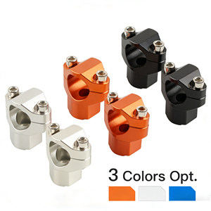 Rehausseur de guidon de moto 28 mm avec fixation pour <span class=keywords><strong>KTM</strong></span> EXC EXCF SX <span class=keywords><strong>SXF</strong></span> XC XCF 125 200 250 <span class=keywords><strong>350</strong></span> 450 530 Husqvarna GASGAS - Product Image 2