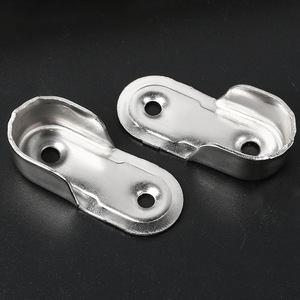 Support de tringle à vêtements Li Hai Hardware en acier laminé à froid nickelé, quincaillerie de penderie moderne et simple - Product Image 3