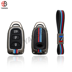 Funda de cadena <span class=keywords><strong>para</strong></span> mando a distancia de coche de aleación de Zinc, carcasa completa <span class=keywords><strong>para</strong></span> <span class=keywords><strong>Hyundai</strong></span> Elantra Sonata <span class=keywords><strong>Tucson</strong></span> <span class=keywords><strong>2005</strong></span> 2006, <span class=keywords><strong>accesorios</strong></span> <span class=keywords><strong>para</strong></span> llavero de Santa FE - Product Image 4