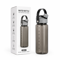 Bouteille d'eau sport 850 ml en Tritan Eastman sans BPA, personnalisable, anti-fuite, avec double ouverture, écologique, pour fêtes (OEM/ODM)