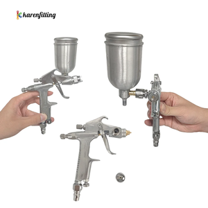 Mini Pistola de Pulverización de Acero Inoxidable para Reparaciones de Áreas Pequeñas, Diseño Ergonómico - Product Image 3