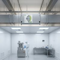 Vanne mécanique CAV à volume d'air constant pour applications industrielles, avec diaphragme en silicone pour la ventilation et la climatisation
