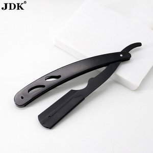 プライベートブランド クラシックストレートエッジ理髪用かみそり 密着剃り サロン品質 メンズひげ剃り 指かみそり - Product Image 4