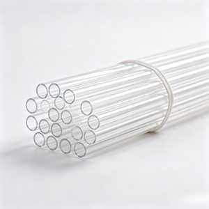 Tube en acrylique PMMA modifié, haute résistance aux UV, tuyau en plastique transparent, bonne résistance aux intempéries, pour usage industriel et en laboratoire - Product Image 1