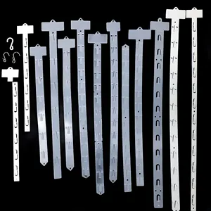 2023 New Plastic Hang Strip PP Hanging Display Clip Strips