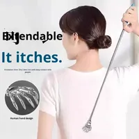 Vente en gros Gratte-dos télescopique en acier inoxydable, outil anti-démangeaisons pour les personnes âgées, santé relaxante