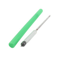 Alcoolomètre 0-100% avec cylindre de mesure en verre de 100 ml et ensemble d'outils – Écologique pour le vin et les spiritueux