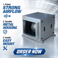 Ventilateur centrifuge de type armoire, silencieux, résistant aux hautes températures, pour l'extraction des fumées d'huile, ventilateur d'extraction incendie HTFC 380V galvanisé