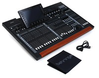 Mezclador Digital Behringer WING-BK de 48 Canales con Pantalla Táctil, 24 Faders, Superficie de Control Metálica, 28 Buses, Estéreo Completo y 8 Preamplificadores Midas PRO