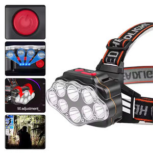 Lámparas Frontales Impermeables Recargables con Batería para Camping, Pesca, Trabajo e Iluminación Exterior - Product Image 3