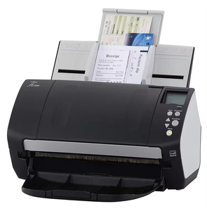 เครื่องสแกนเอกสารแบบ Flatbed ยี่ห้อ Fujitsu รุ่น <span class=keywords><strong>Fi</strong></span> <span class=keywords><strong>7180</strong></span> ขนาด A4 ความละเอียด 600DPI ความลึกสี 32 บิต เชื่อมต่อผ่าน USB3.0 สแกนได้ 50 แผ่น ความเร็วสูง สีขาวดำ สำหรับสำนักงาน - Product Image 1