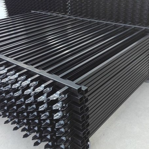 Panel de Cerca Metálica Galvanizada para Exteriores de China, <span class=keywords><strong>6x6</strong></span> Pies, Cerca de Acero para Jardín de Hierro Forjado - Product Image 4