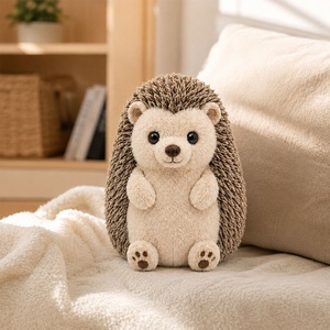 Peluche hérisson personnalisée la plus vendue, jouet en peluche doux, personnage animal personnalisé, cadeau d'usine OEM - Product Image 2