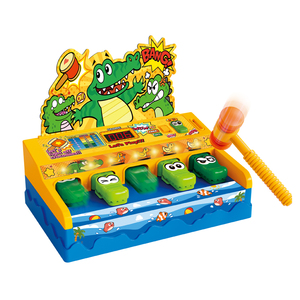 Juego Educativo Eléctrico FiveStar, Juguete de Golpear al Cocodrilo y al Topo, para Niños de <span class=keywords><strong>5</strong></span> a <span class=keywords><strong>7</strong></span> Años, Entrenamiento de Manos, Puntuación, Música y Luces - Product Image 3