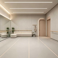 Wasserdichter PVC-Kunststoffboden Sport-Vinylrollenboden für Tanzstudio Ballettraum Fitnesscenter Tanzakademie Gewerbliche Nutzung