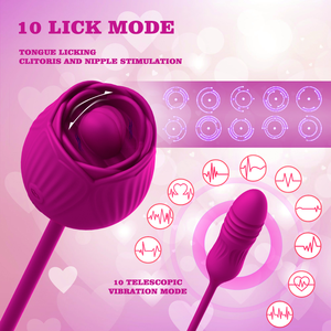 Juguetes sexuales de 10 frecuencias, telescopio de vibración, ortable - Product Image 2