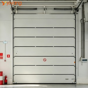 <span class=keywords><strong>Porte</strong></span> sectionnelle <span class=keywords><strong>coulissante</strong></span> automatique en acier moderne JieYang pour <span class=keywords><strong>atelier</strong></span> et entrepôt, résistante au vent, ouverture latérale électrique - Product Image 6