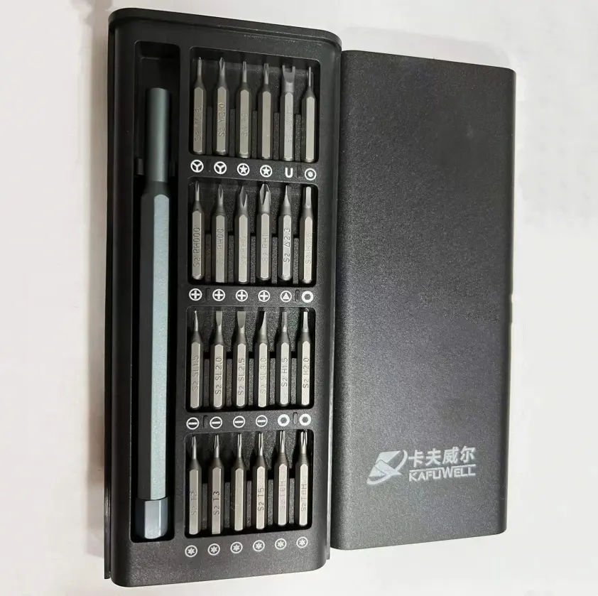 KAFUWELL PS3765 Magnetic 25 In 1 Bits Precision Screwdriver Set