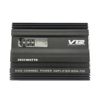 Amplificateur de voiture 4 canaux de haute qualité, 3800W, haute puissance, classe AB, amplificateur de véhicule pleine gamme